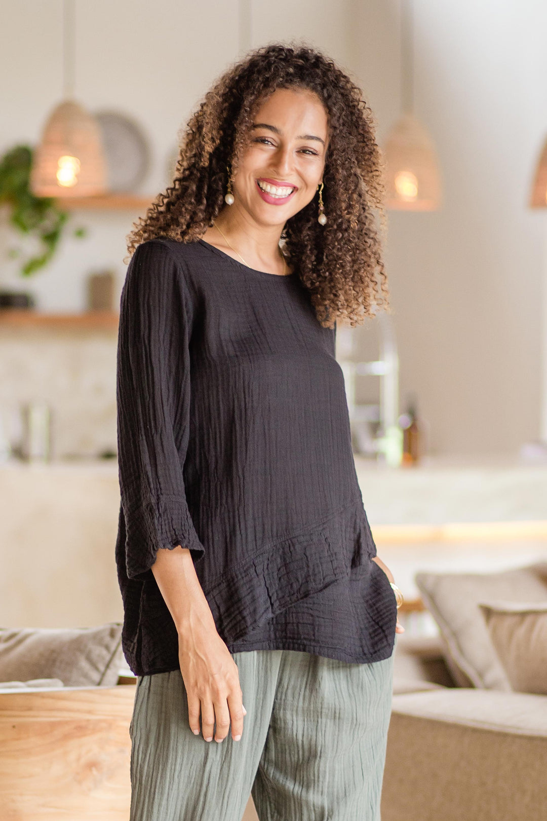 Black Ruffles