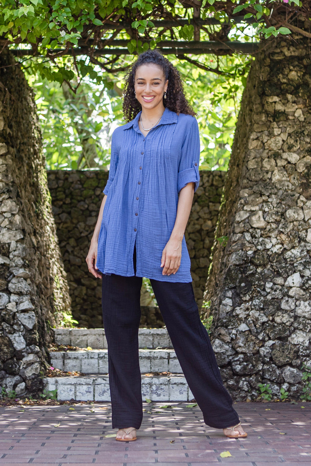Periwinkle Pintucks