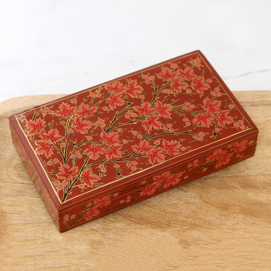 Festive Trees in Red