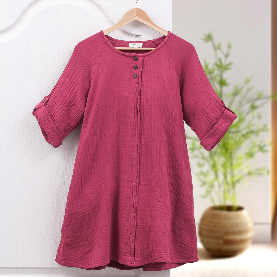 Fresh Breeze in Raspberry