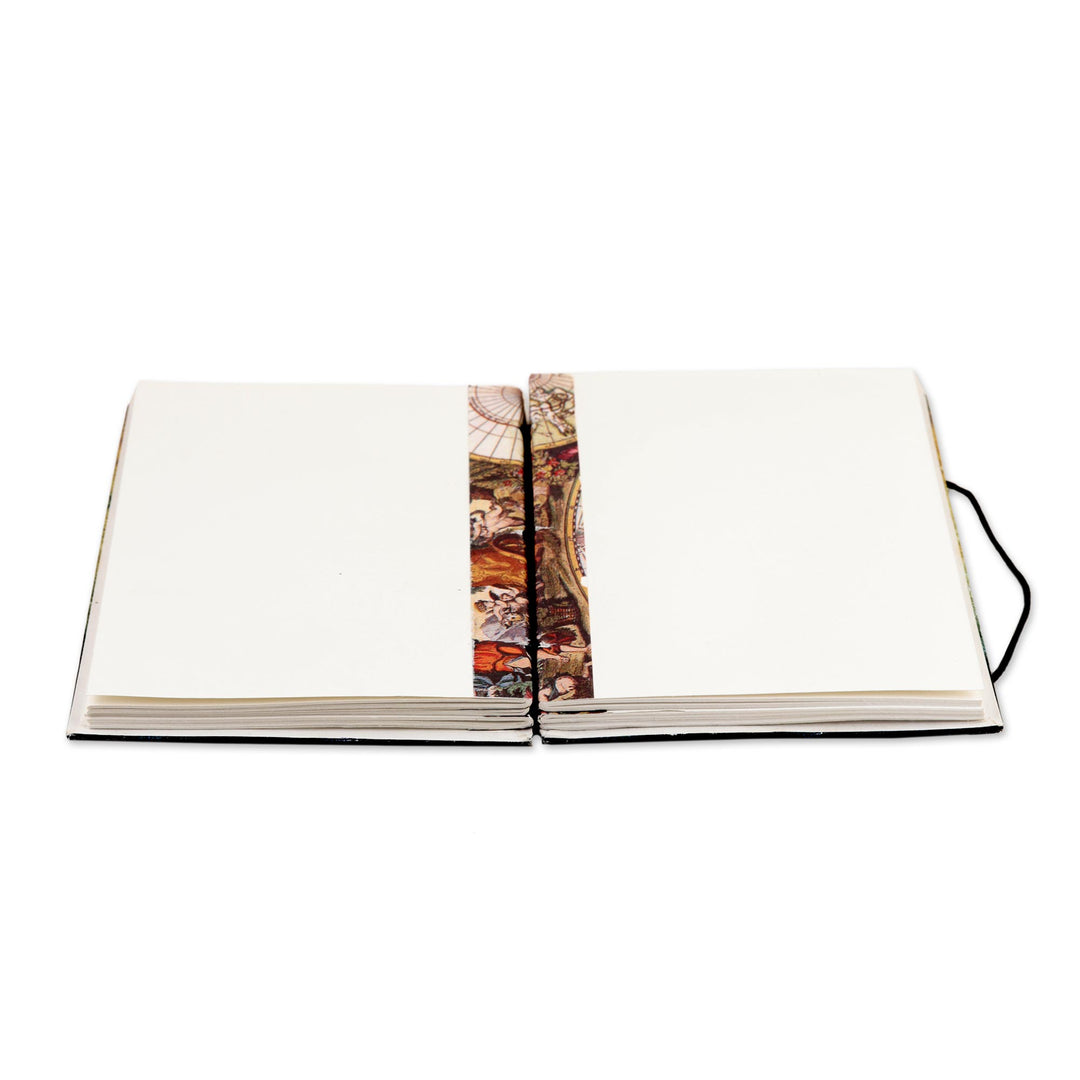 Hardcover Paper Journal with Peacock Motif - New Heights