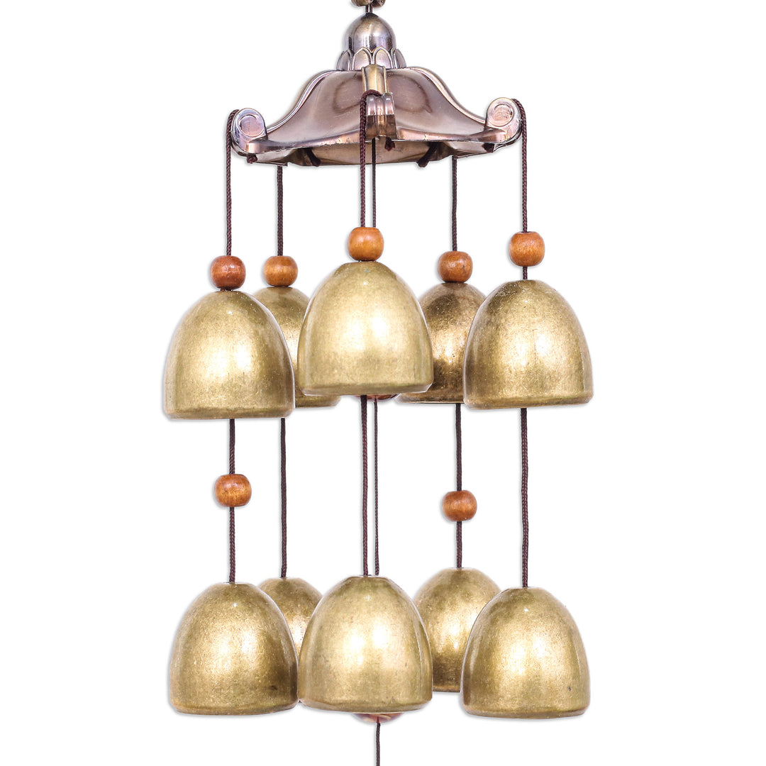 Elephant Themed Wind Chime Made in Thailand - Sage Elephant