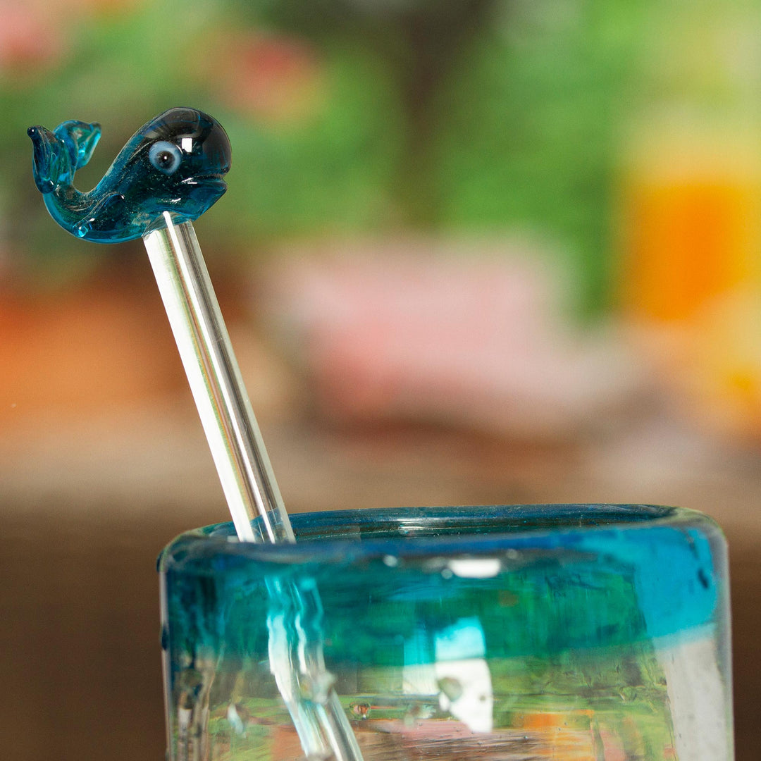 Cheerful Blue Whale