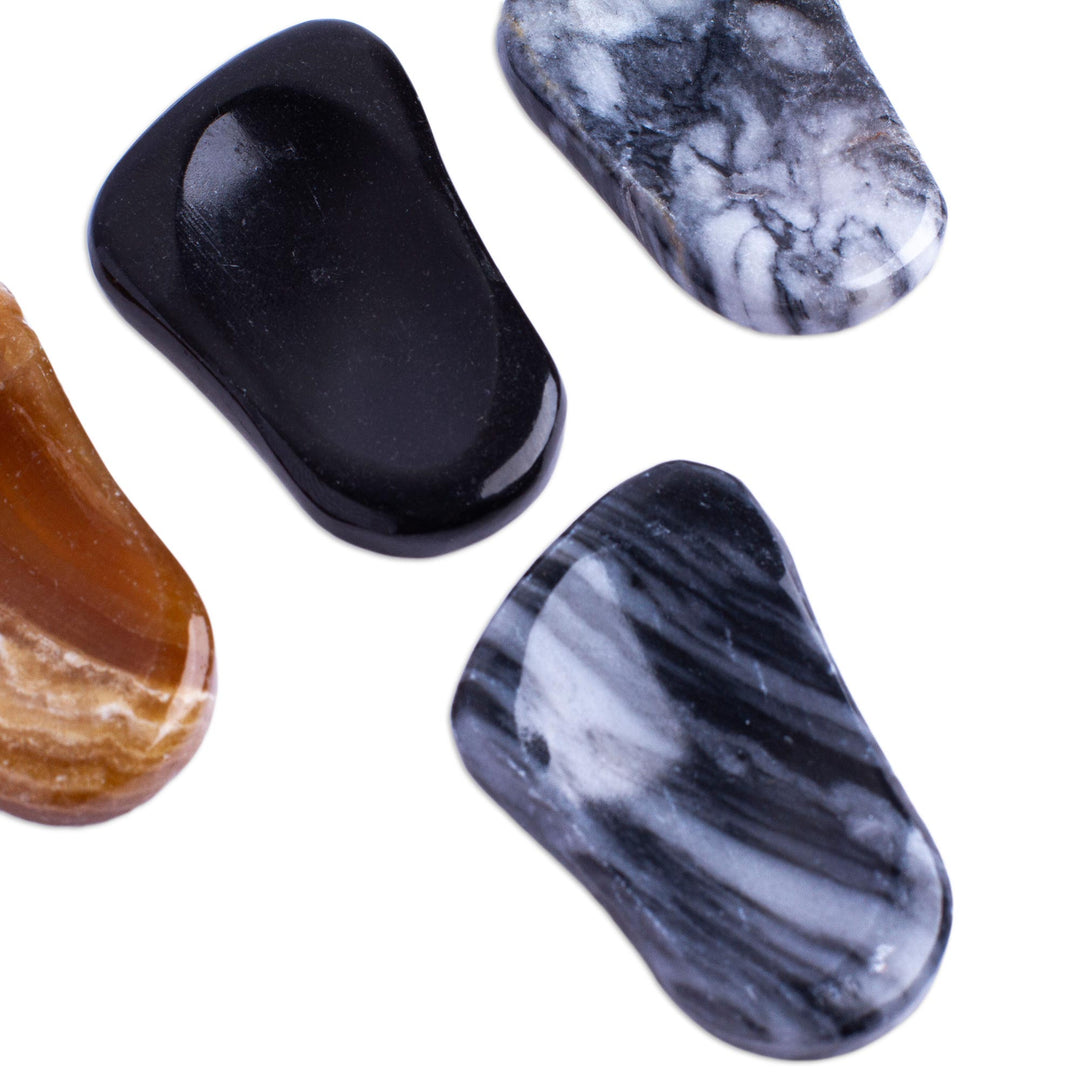 Stones for Stress-Relieving Handcrafted (Pair) - Stability Amulet