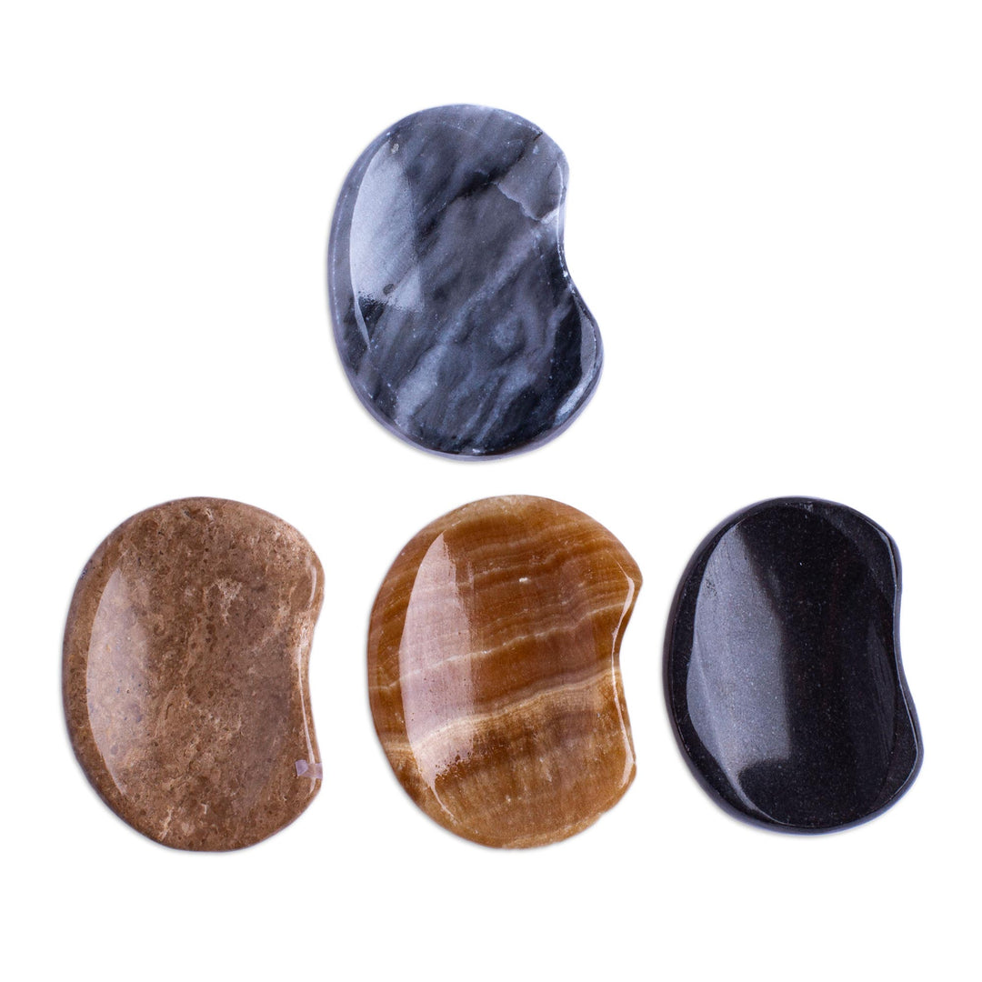 Handcrafted Stress Relief Stones (Pair) - Growth Amulet