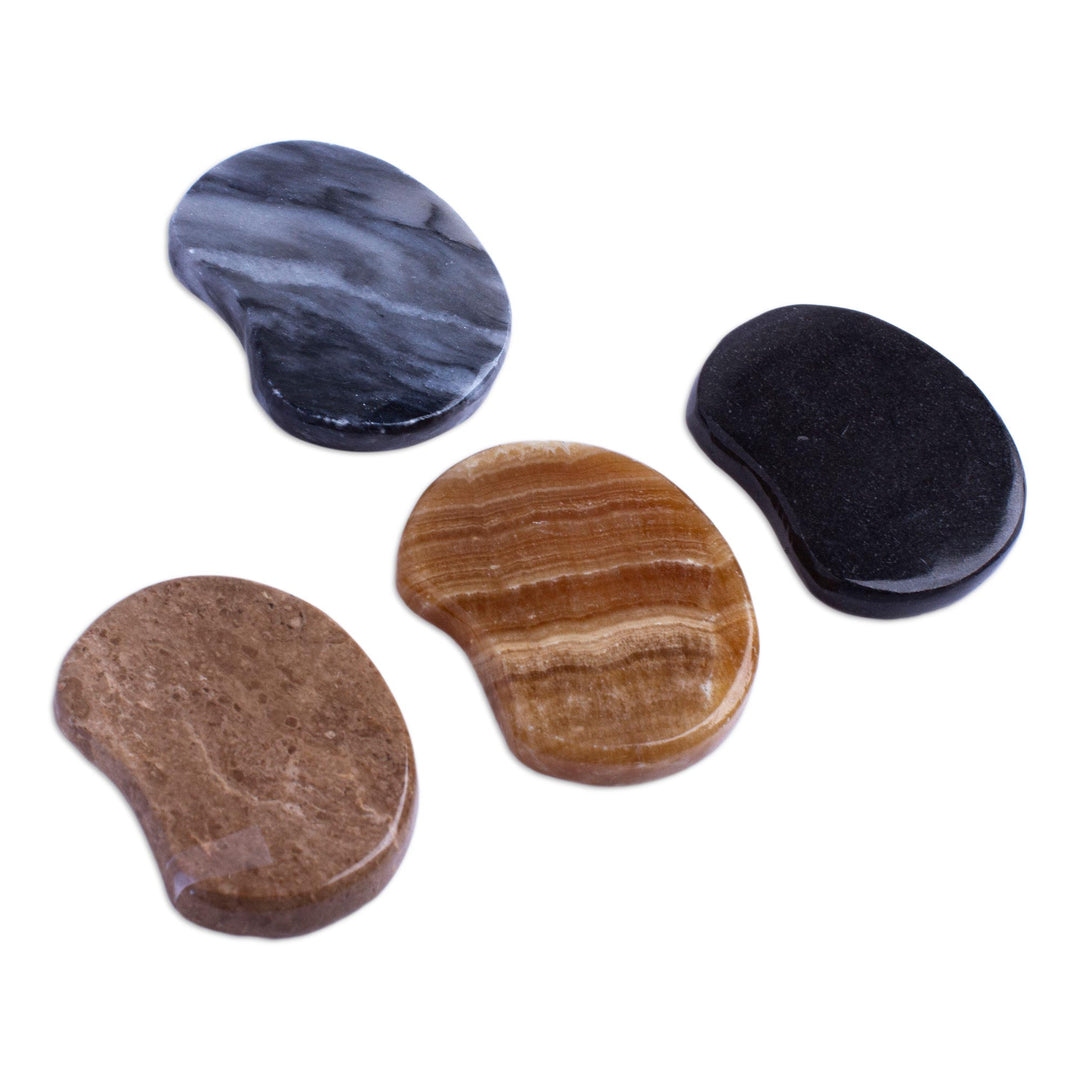 Handcrafted Stress Relief Stones (Pair) - Growth Amulet