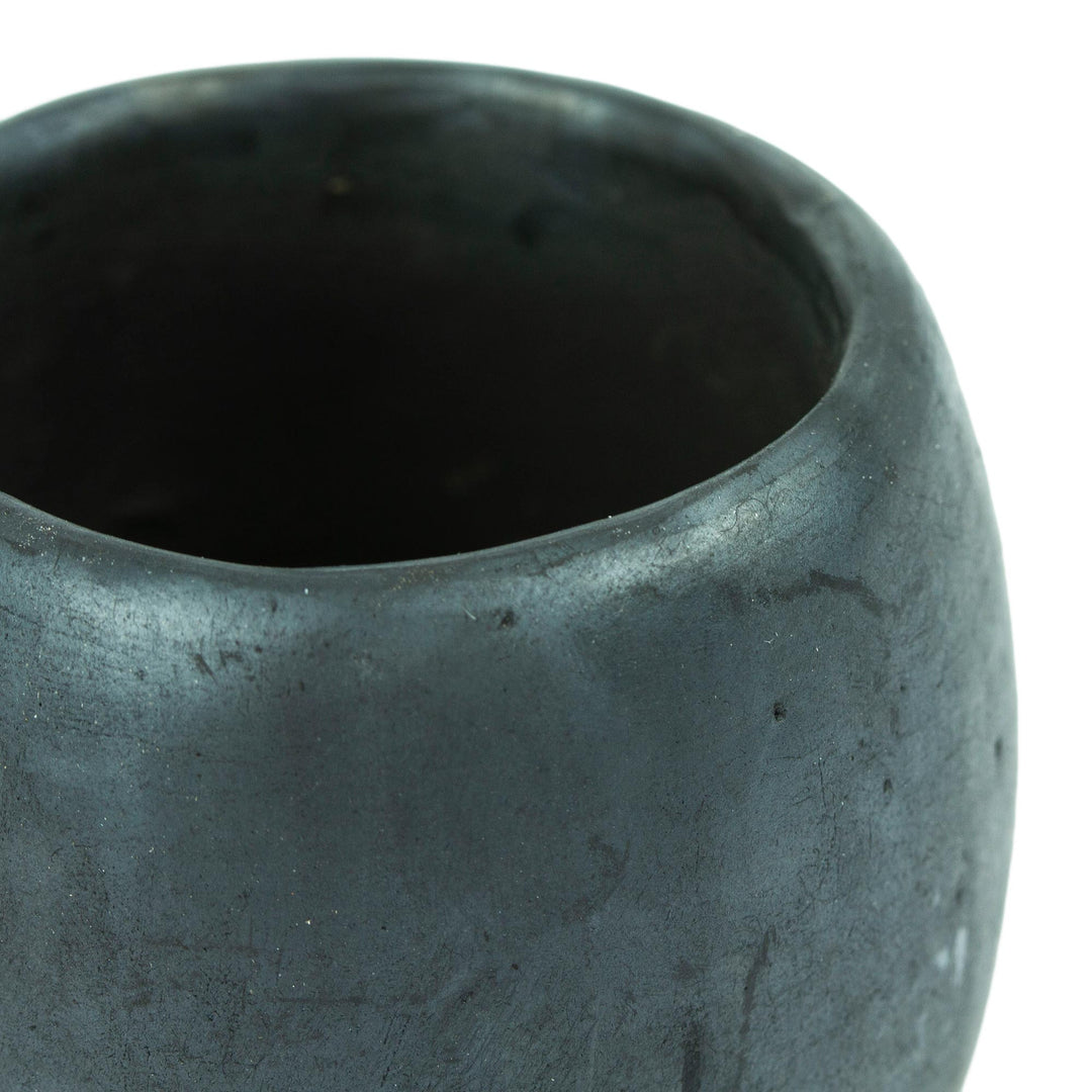 Mexican Handcrafted Barro Negro Shot Glass - Little Folk Barrel
