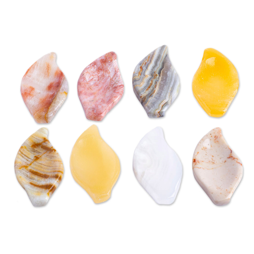 Set of 2 Reclaimed Marble Stress-Relieving Stones - Dream Arrows