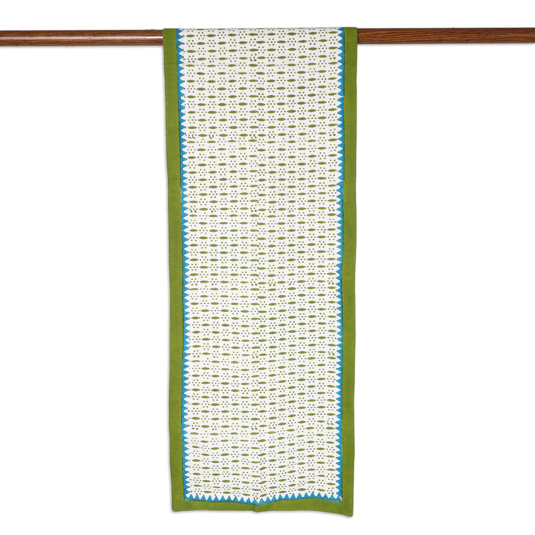 Handcrafted Block Print Cotton Table Linens (Set for 4) - Pyramid Saga