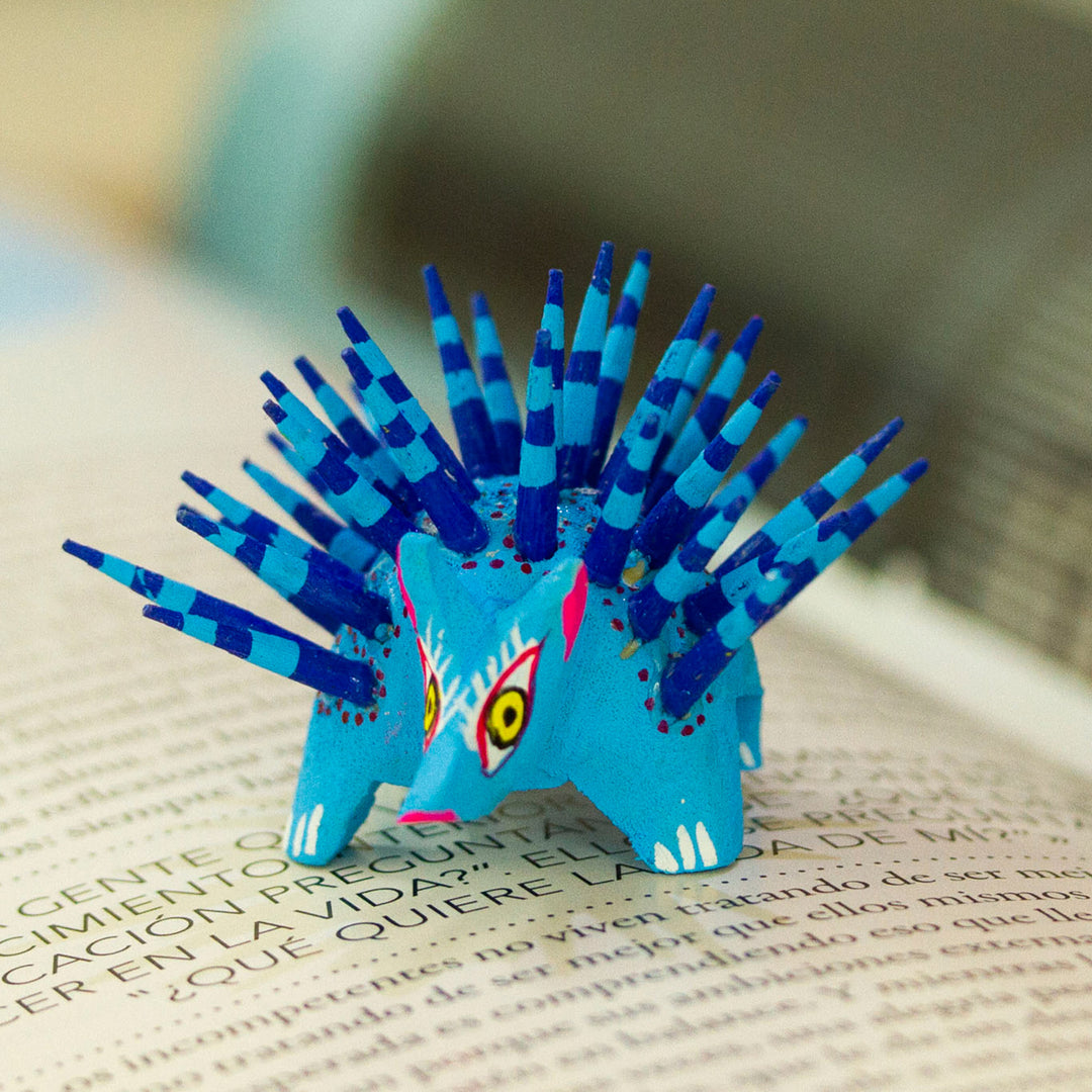 Cute Porcupine in Sky Blue