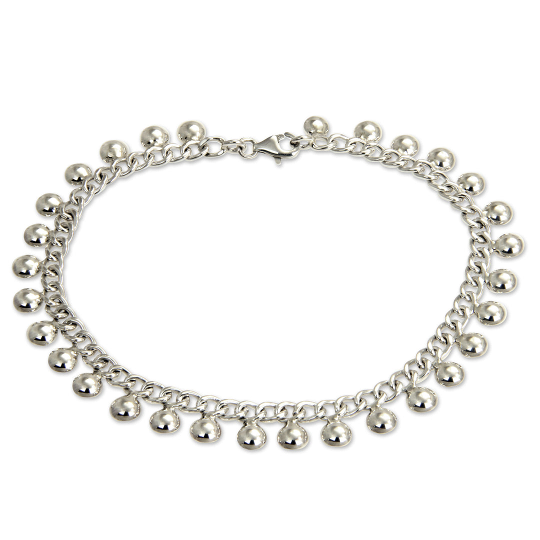 Handmade Sterling Silver Anklet - Palace Charms