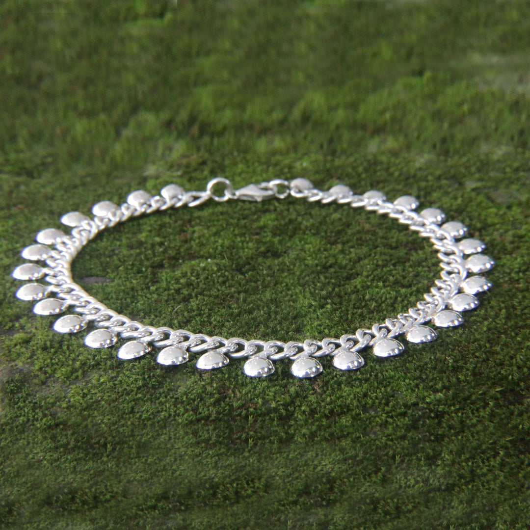 Handmade Sterling Silver Anklet - Palace Charms