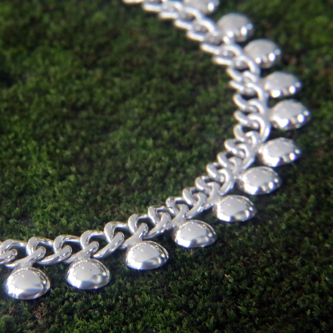 Handmade Sterling Silver Anklet - Palace Charms
