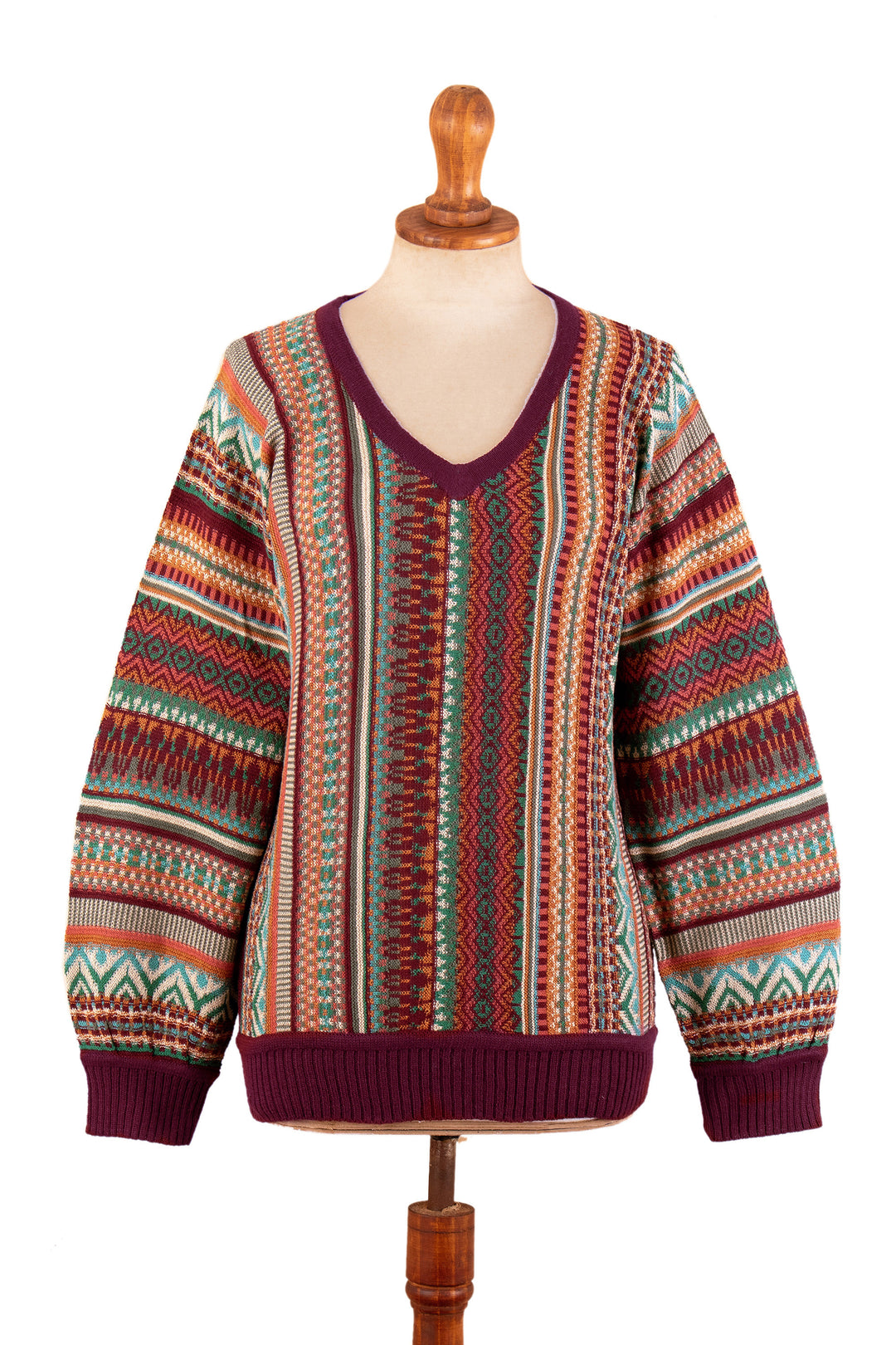 Earthy Threads in Red