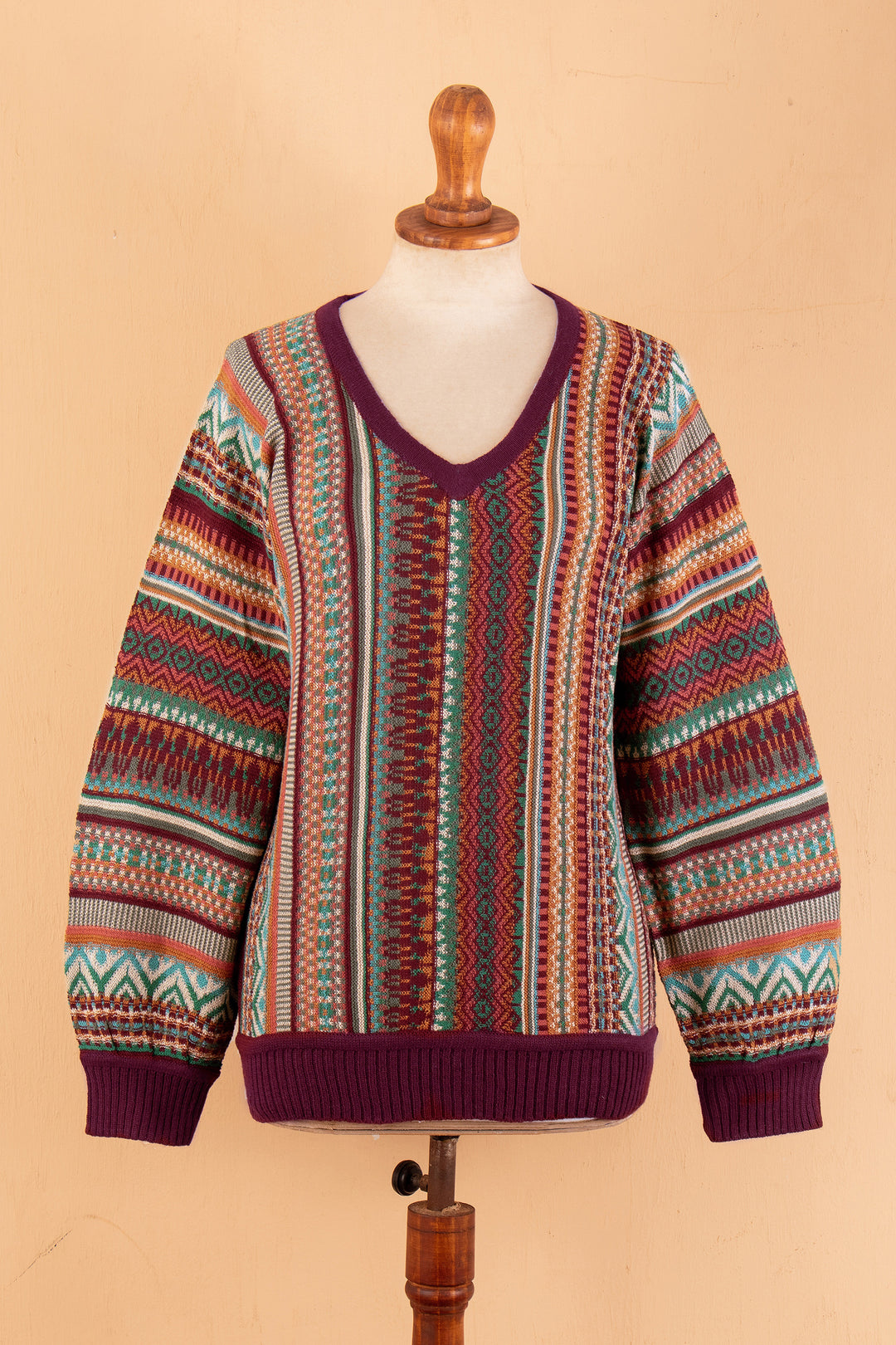 Earthy Threads in Red