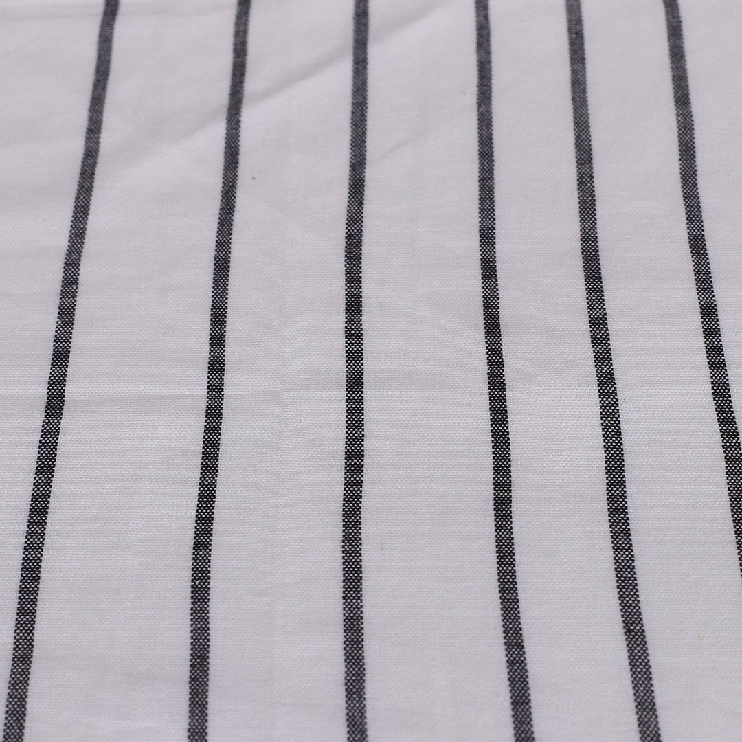 Set of 4 Handwoven Striped Cotton Napkins in Serene Hues - Striped Meals