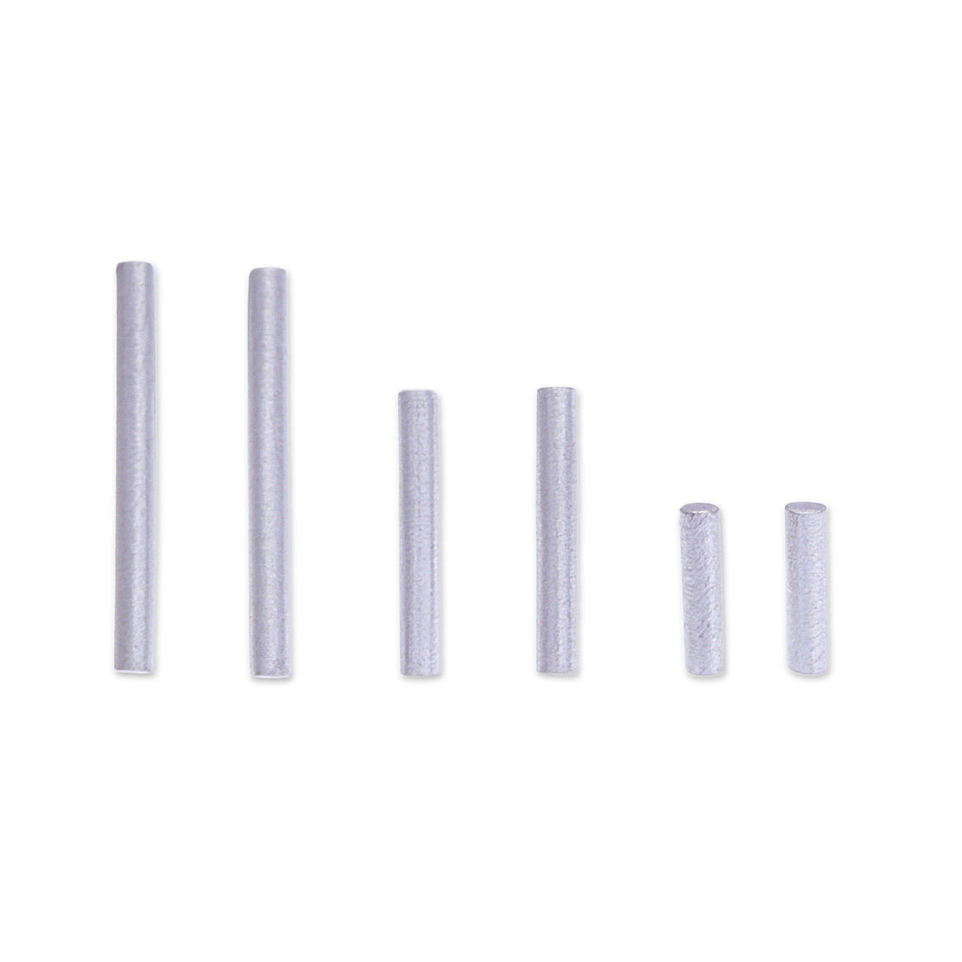 Set of 3 Brushed-Satin Finished Minimalist Earrings - Daily Minimalist