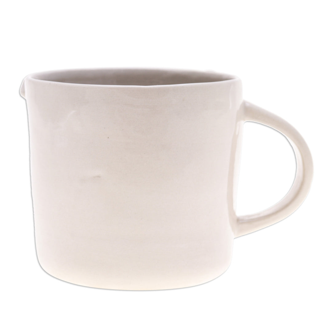 Handmade 9 oz Ceramic Piglet Mug with Glossy Finish - Piglet Morning