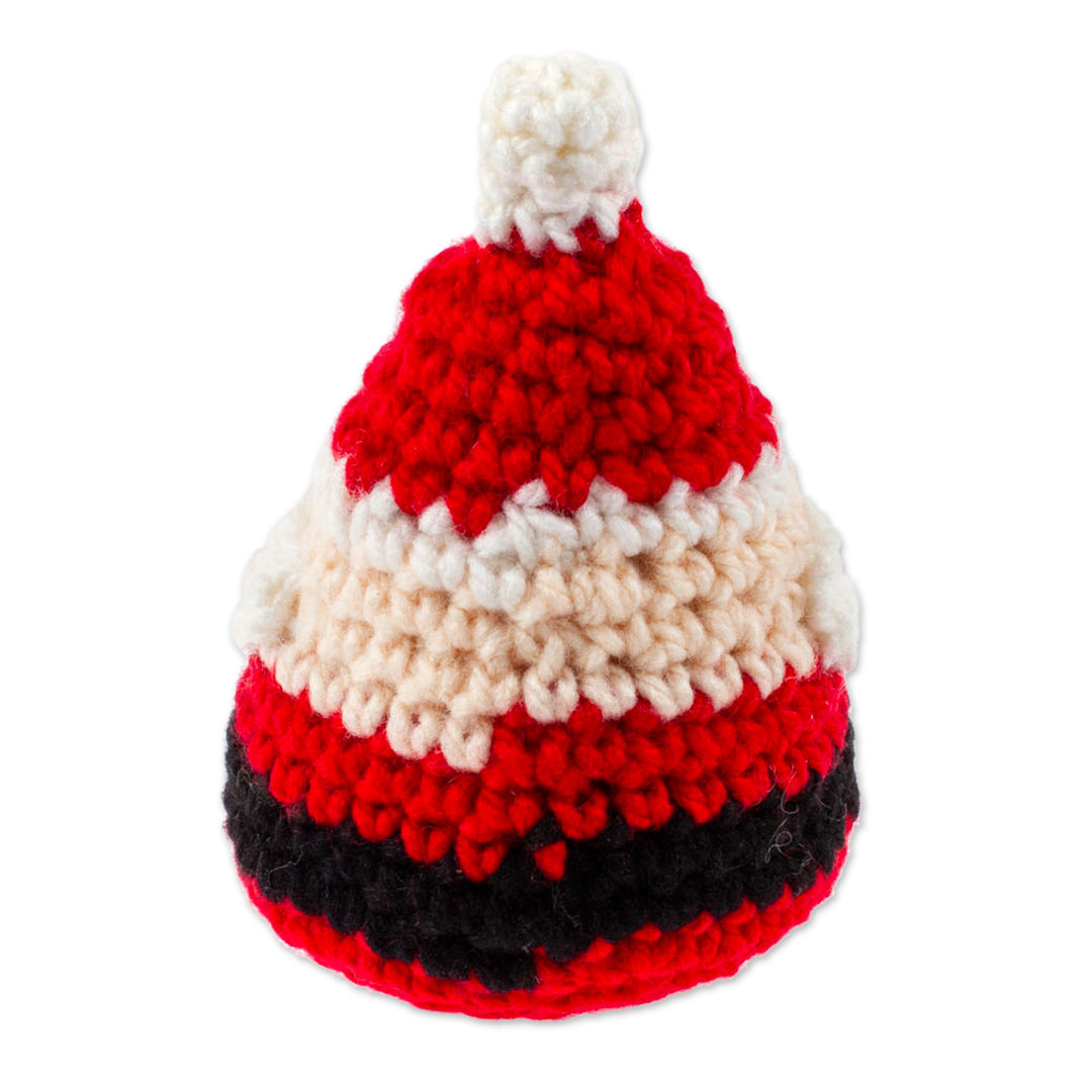 Santa-Themed Crocheted Amigurumi Christmas Decorative Accent - Cute Santa