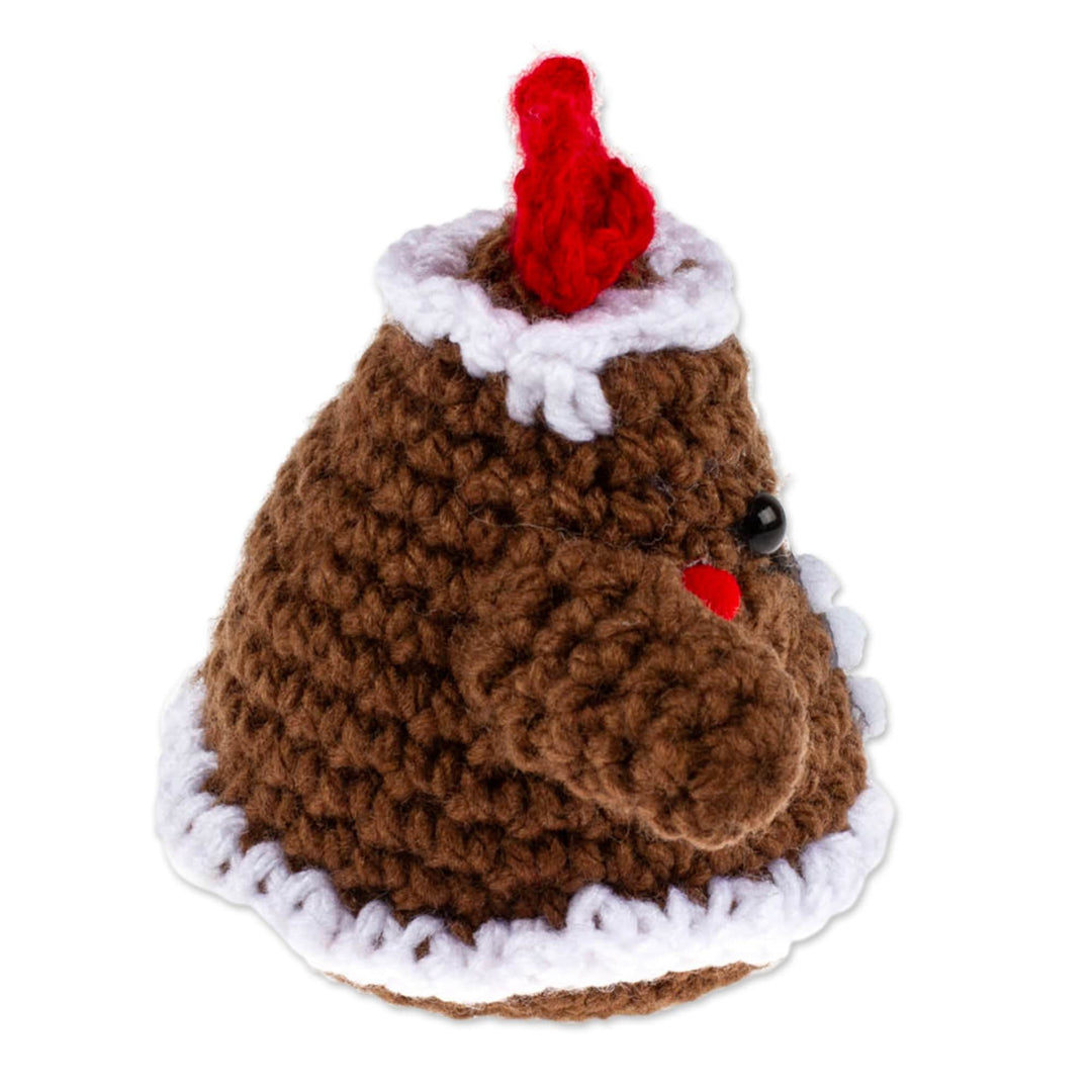 Gingerbread Man Cookie-Themed Crocheted Holiday Decoration - Cute Gingerbread Man