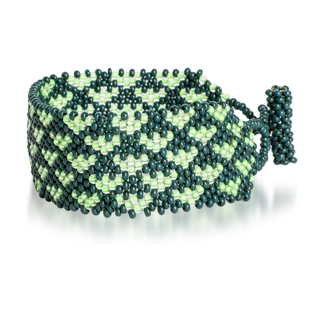 Heart-Themed Adjustable Handmade Beaded Wristband Bracelet - Unbreakable Love