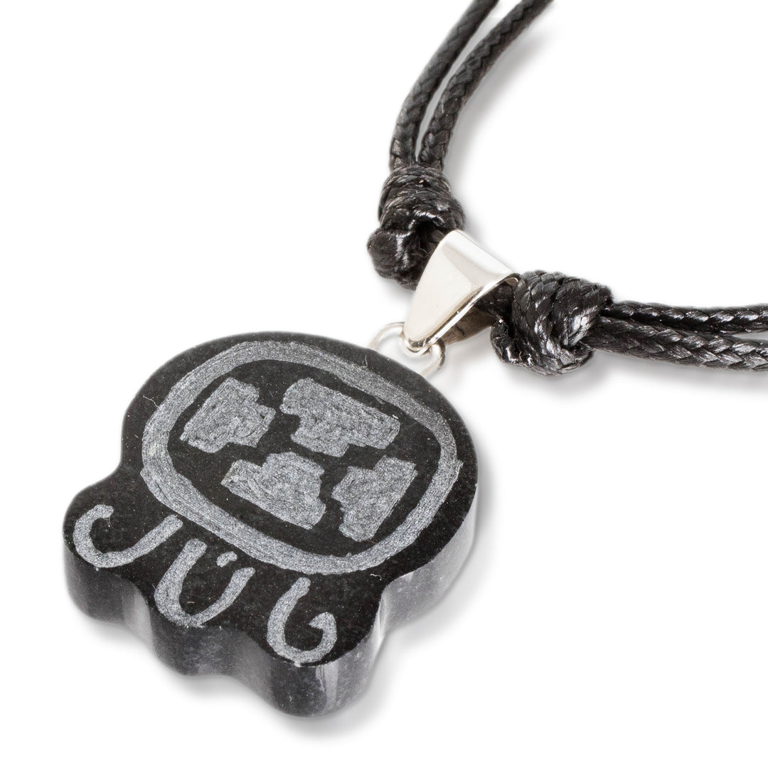 Mayan Healing Nahual-Themed Jade Pendant Necklace - Mayan Healing