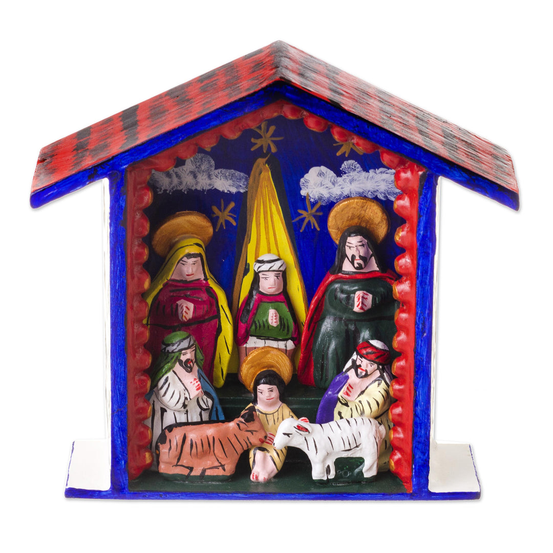 Nativity scene - Blessed Are Those Who Come