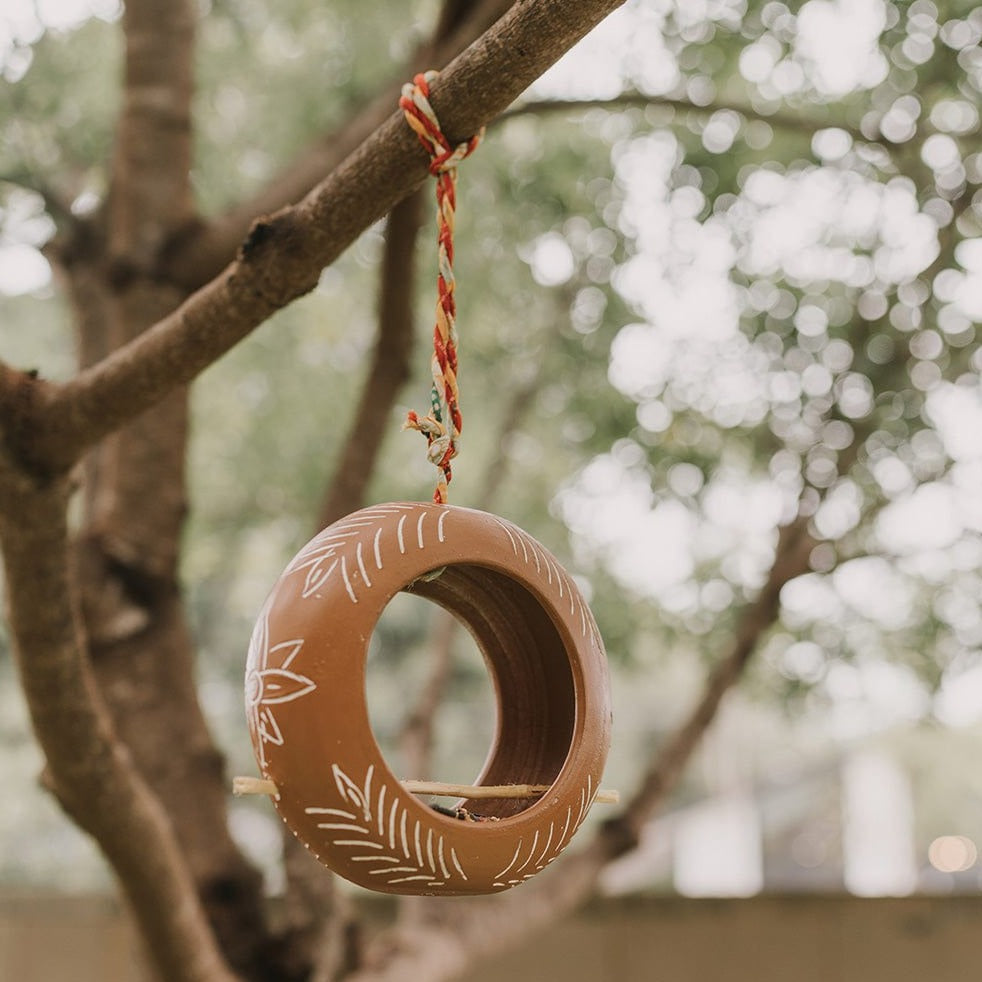 Vasanta Terracotta Bird House (Add-on)