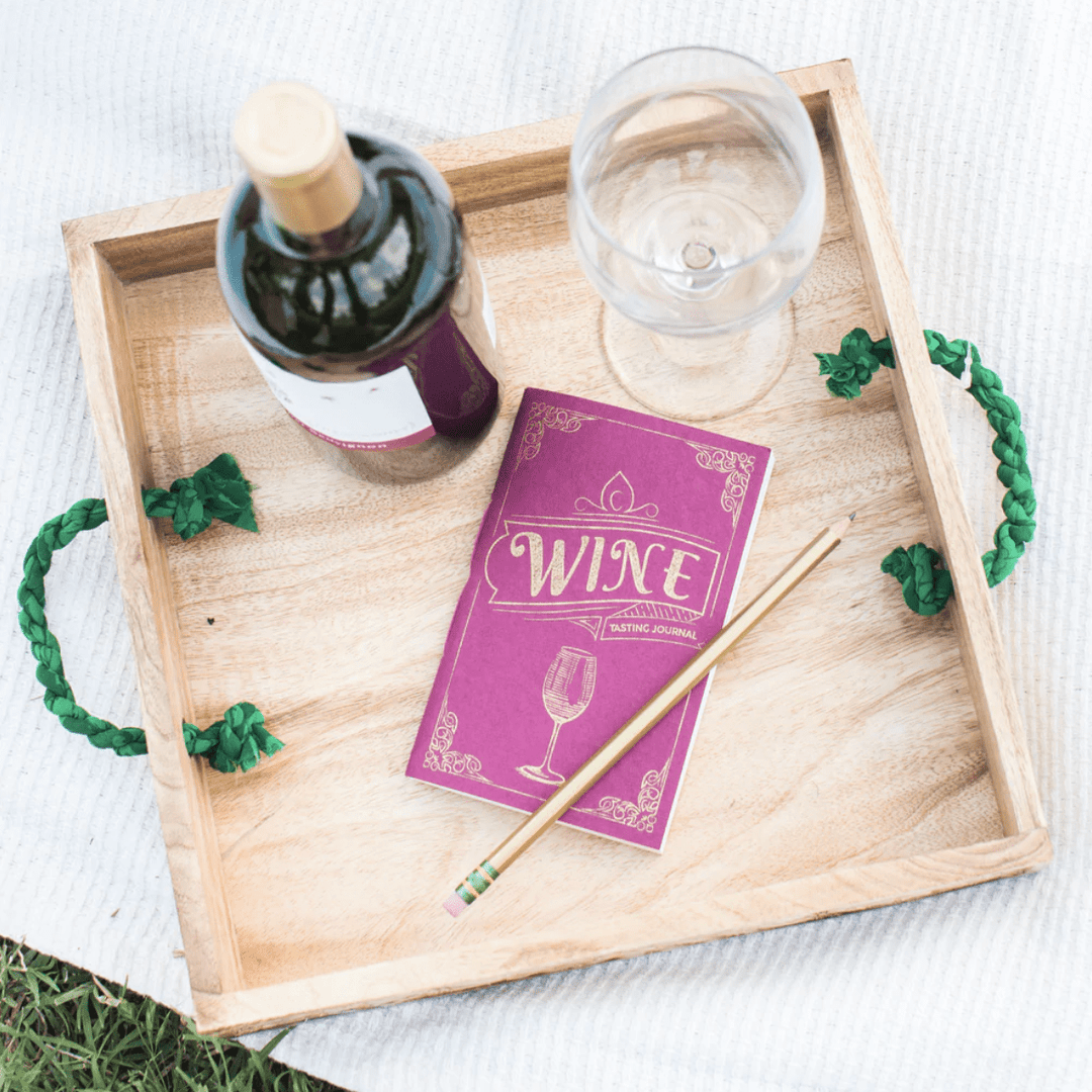 Recycled Paper Wine Tasting Pocket Journal