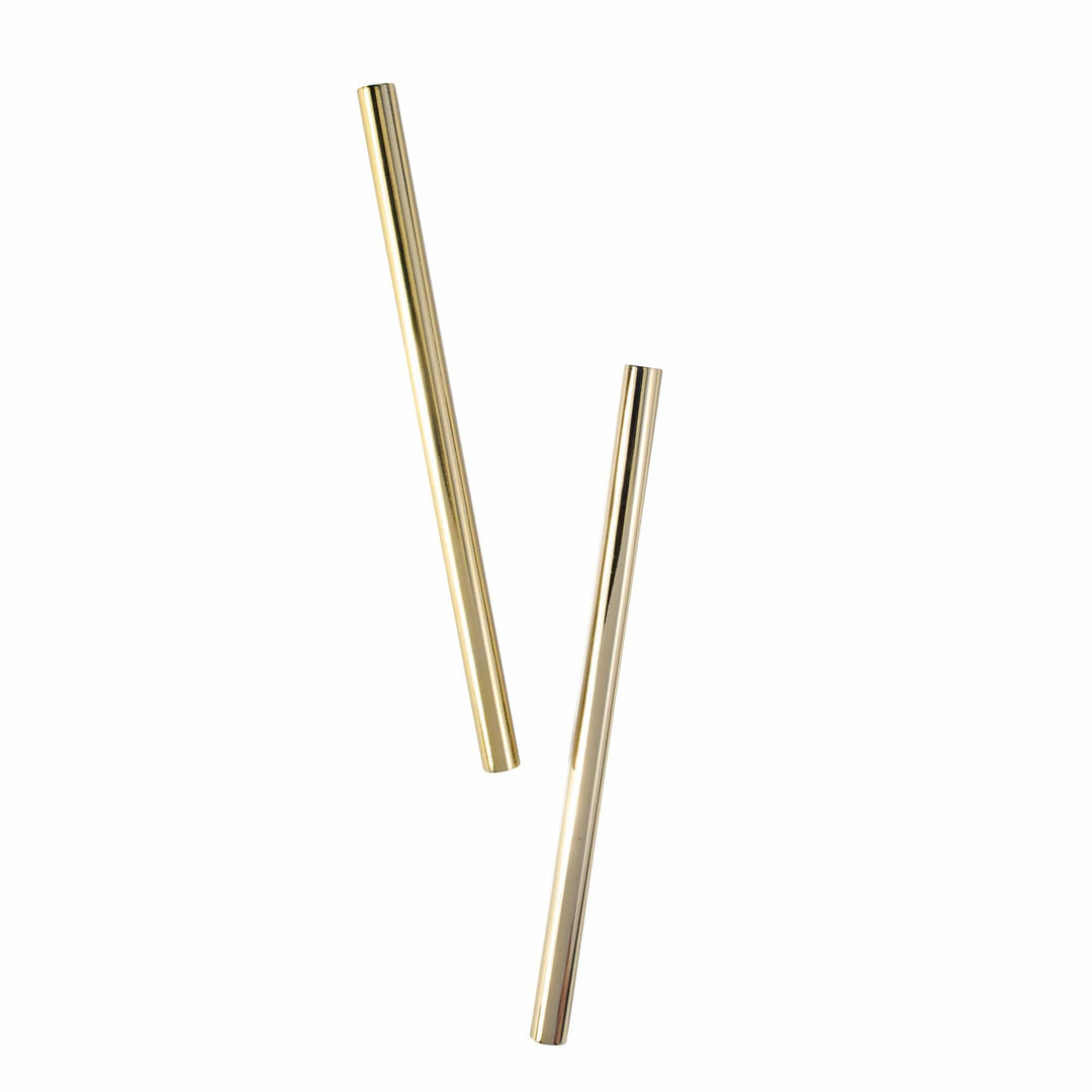 Thick Straws - Gold - Set of 4