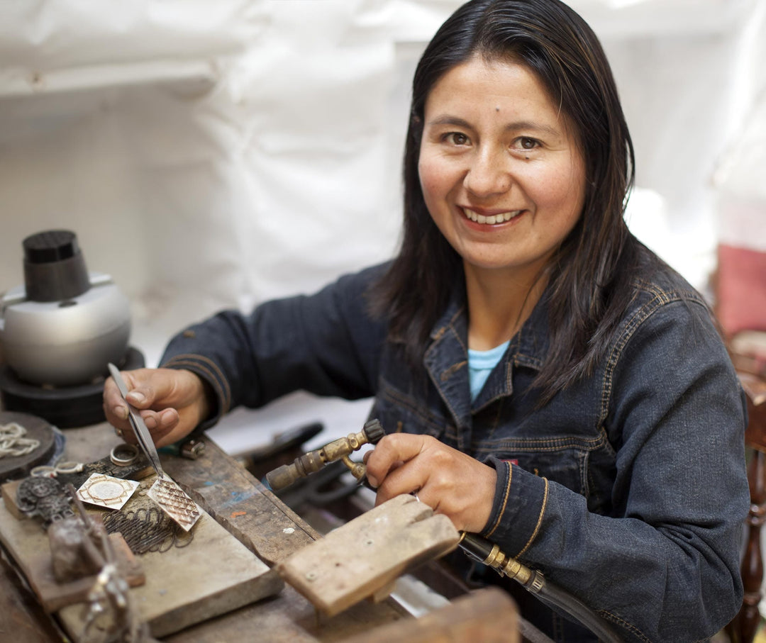950 Silver Llama Earrings - Llama Trek