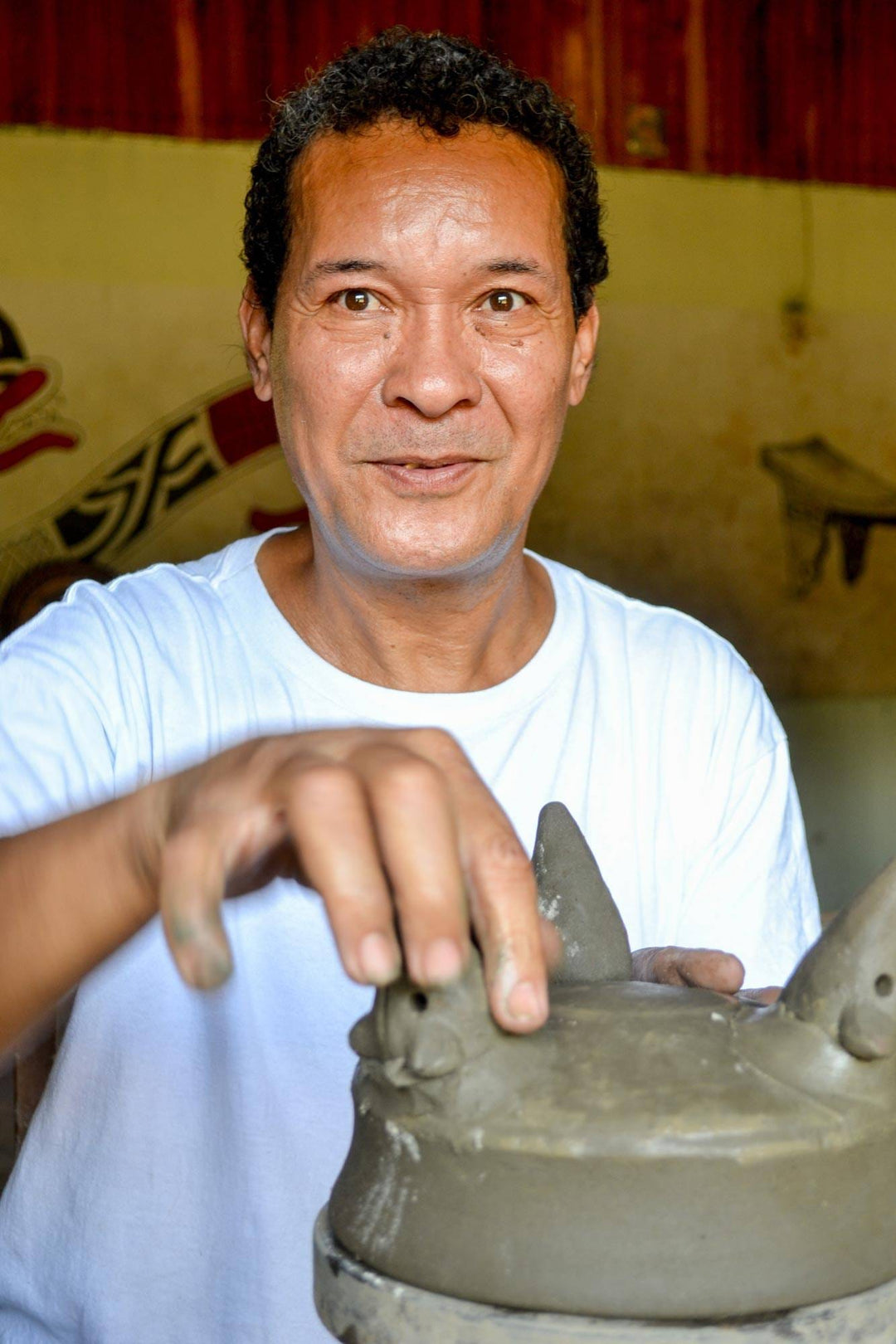 Pre-Hispanic Replica Terracotta Toucan Ceramic Catchall - Chorotega Toucan