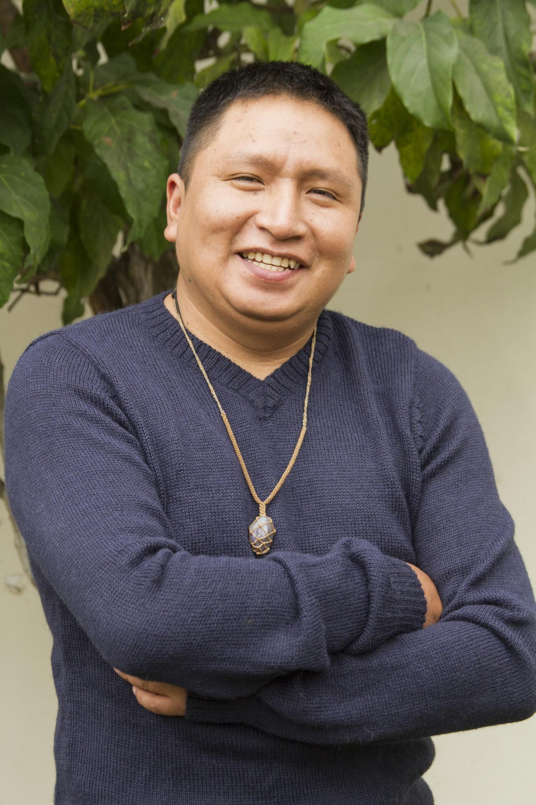 100% Baby Alpaca Handwoven Plaid Wrap Scarf from Peru - Deep Plaid