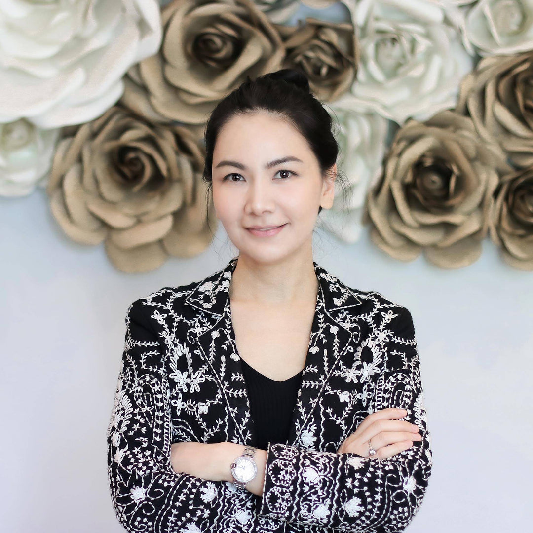 Cotton and Paper Santa Ornaments - Set of 4 - Santa Claus is Coming