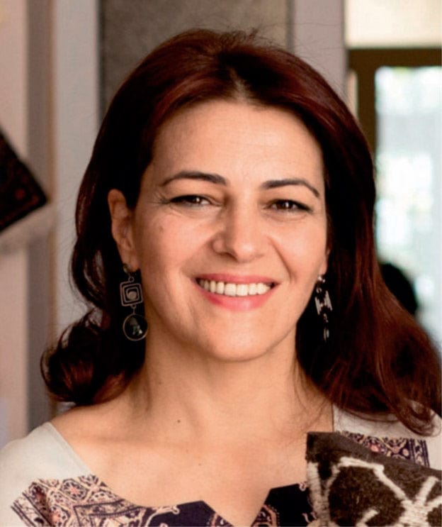 Handwoven Wool Blend Area Rug in a Warm Palette (2.5x5) - Late Sunset