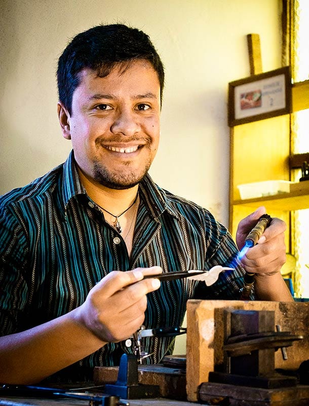 950 Sterling Silver Hummingbird Dangle Earrings - Hummingbird Joy