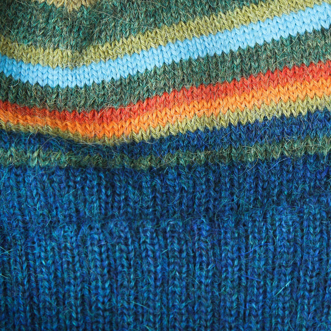 100% alpaca hat - Andean Sunrise