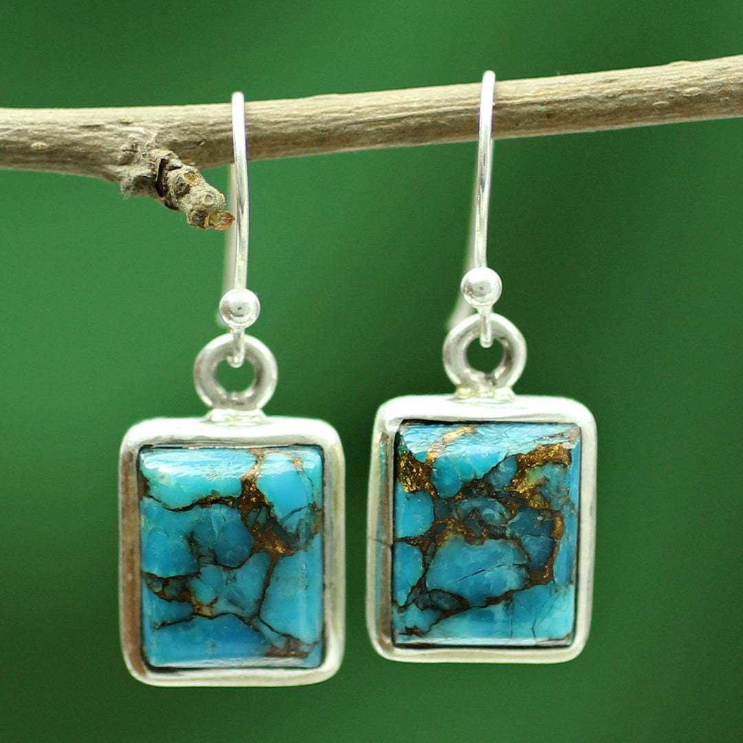 Blue Silver Earringsn Jewelry  - True Friendship