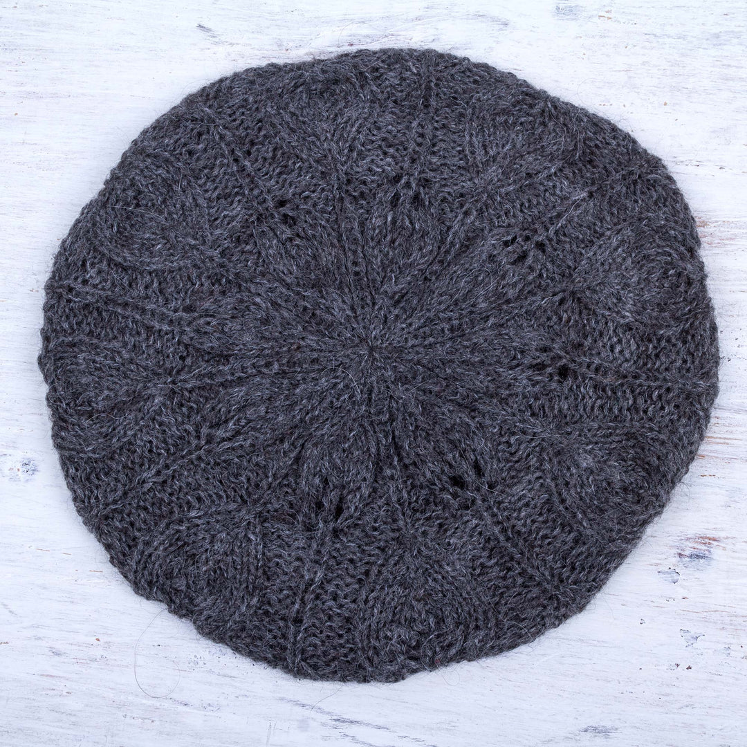 Charcoal Grey Leaves