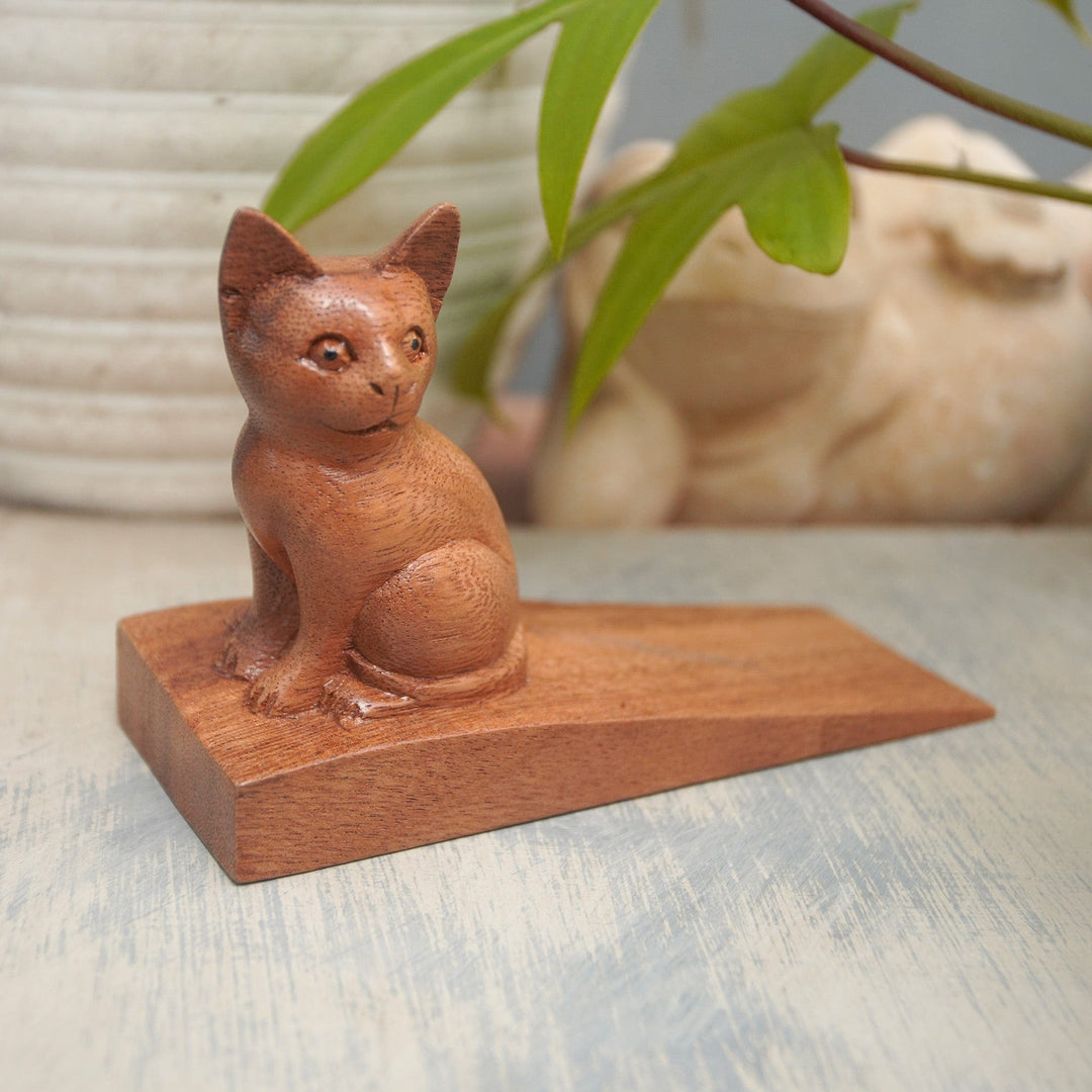 Helpful Kitten in Brown