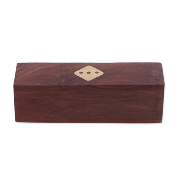 Handcrafted Wood Dice (Set of 5) from India - Delightful Chance