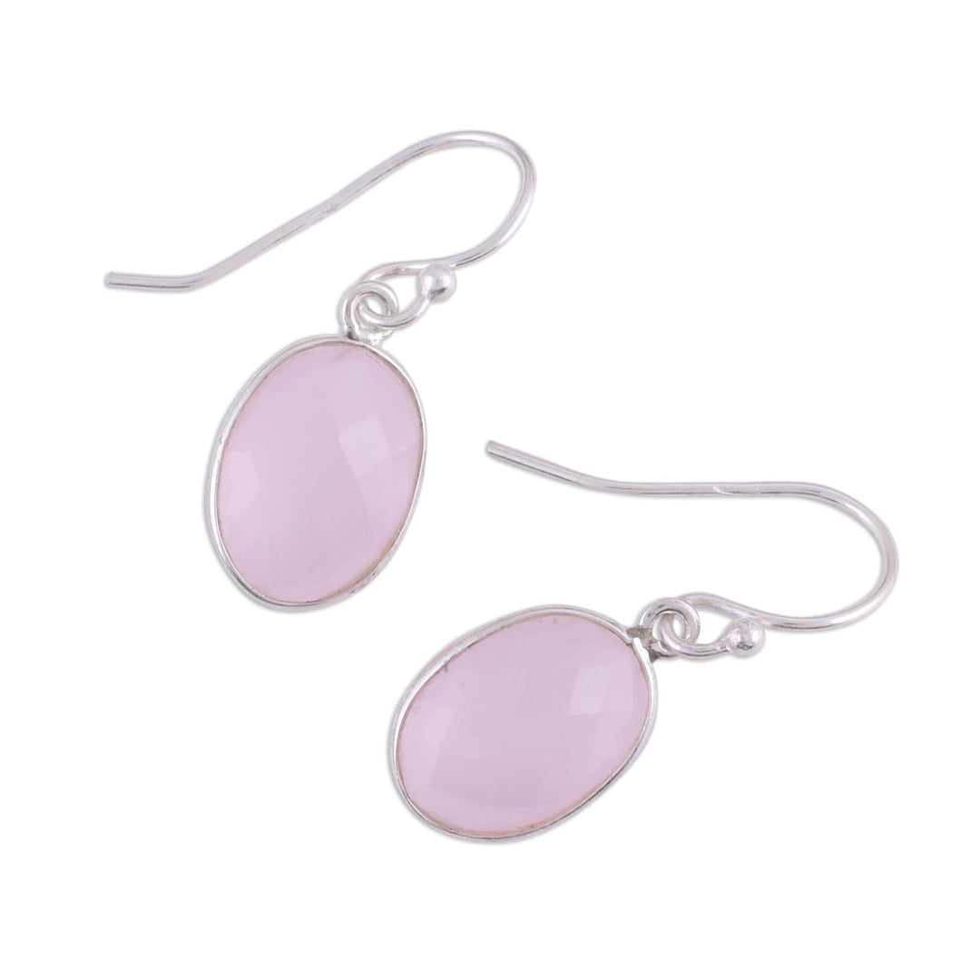 Faceted Rose Quartz Earrings Totaling 12 Carats - Bashful Rose