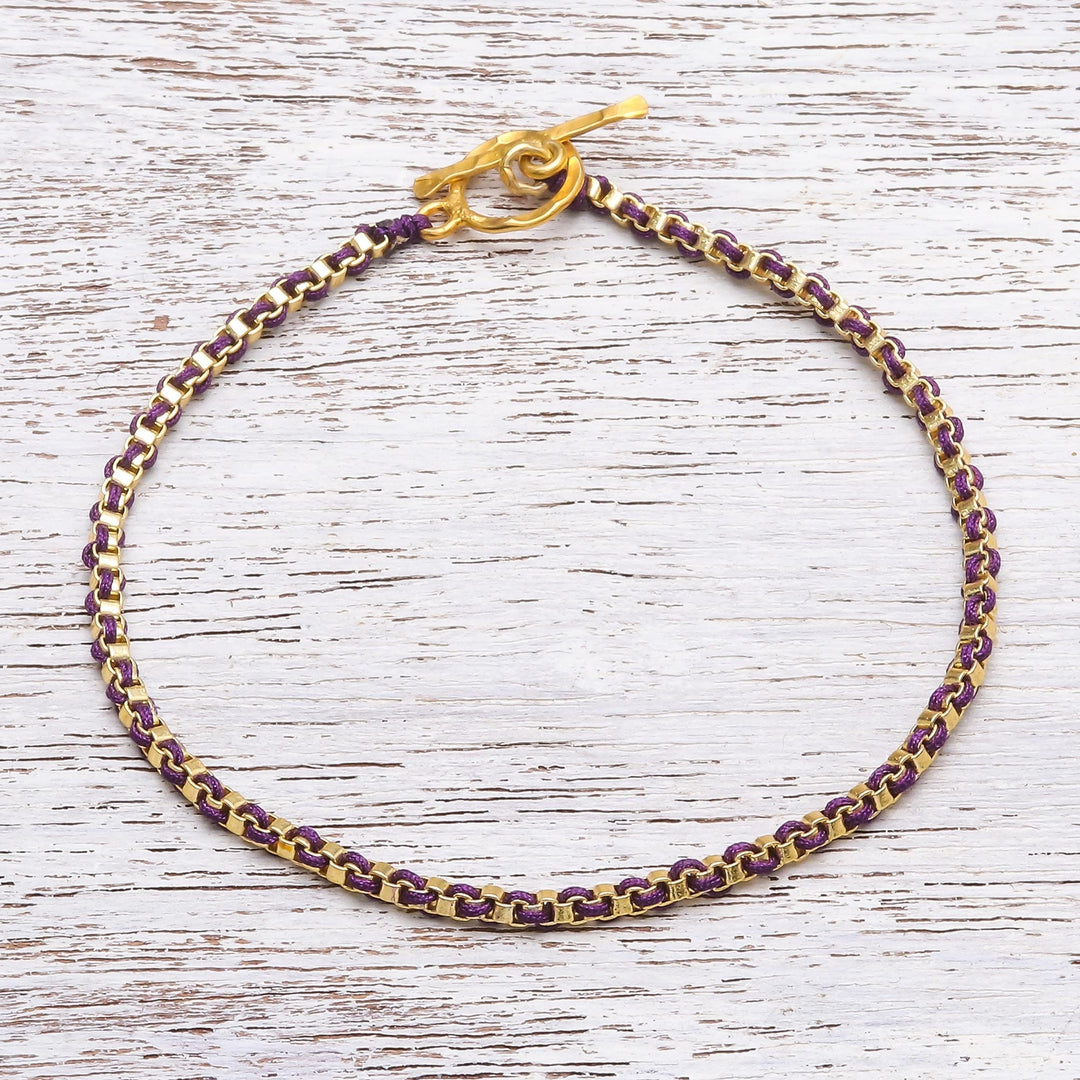 Golden Day in Purple