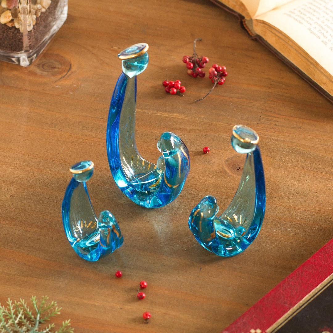 Gleaming Celebration in Blue