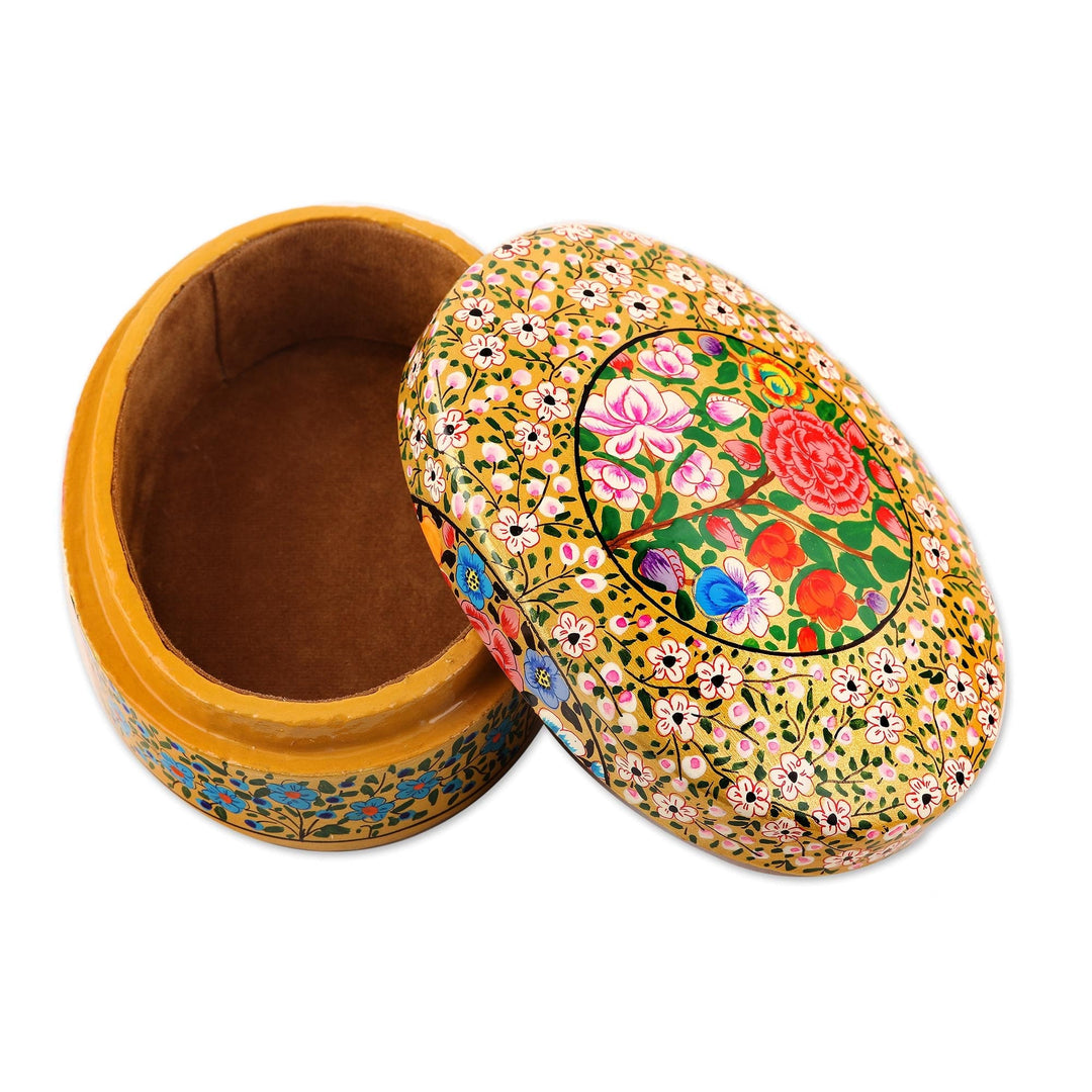 Handmade Papier Mache Decorative Box - Kashmir Essence