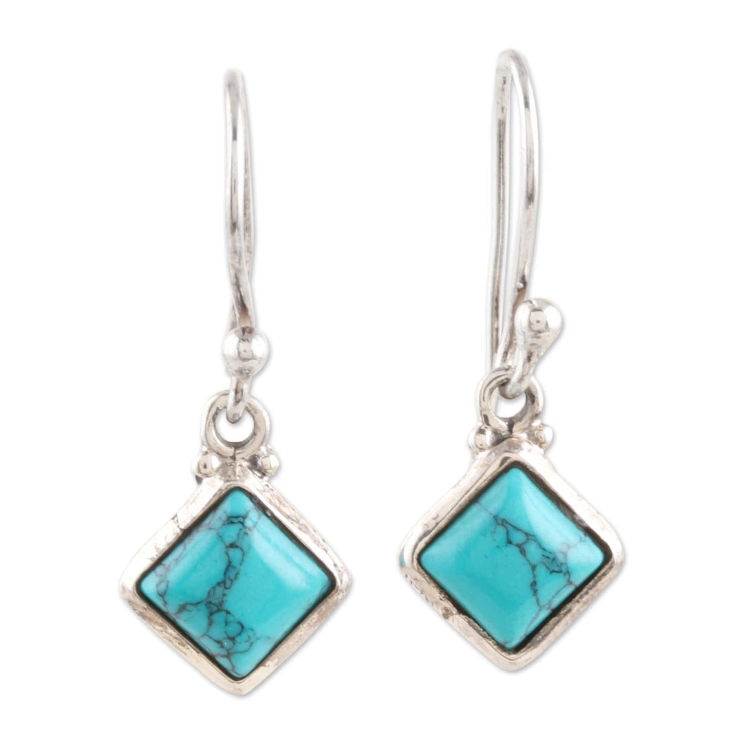 Sterling Silver Dangle Earrings from India - Happy Kites
