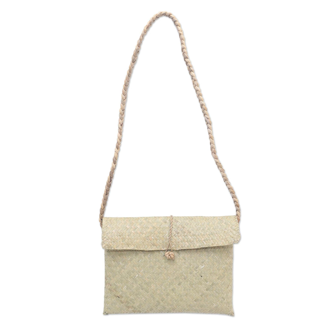 Hand Woven Natural Fiber Shoulder Bag - Easy Going