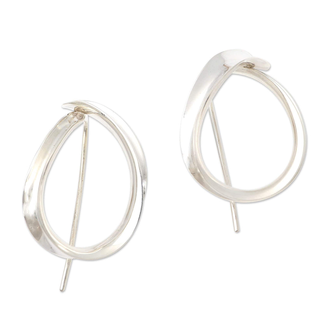 Artisan Made Sterling Silver Drop Earrings - Remember You