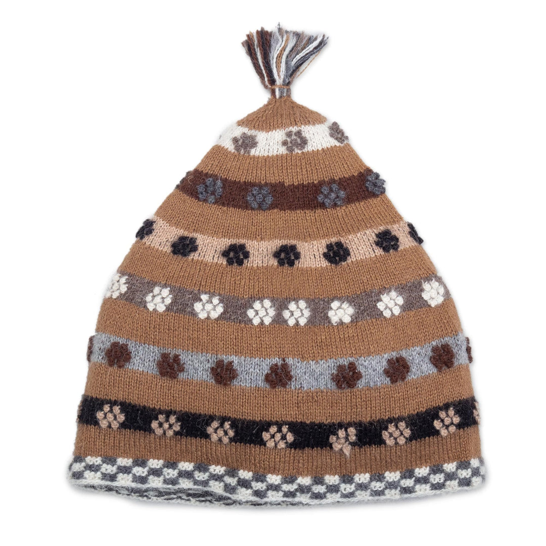 Hand Knit 100% Baby Alpaca Hat - Roots Inspiration