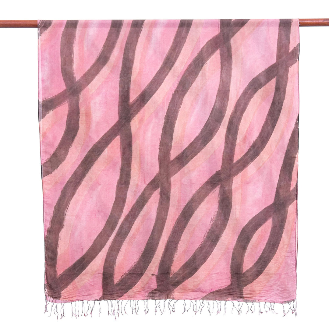 Eco-Friendly Thai Silk Shawl - Sweet Vine